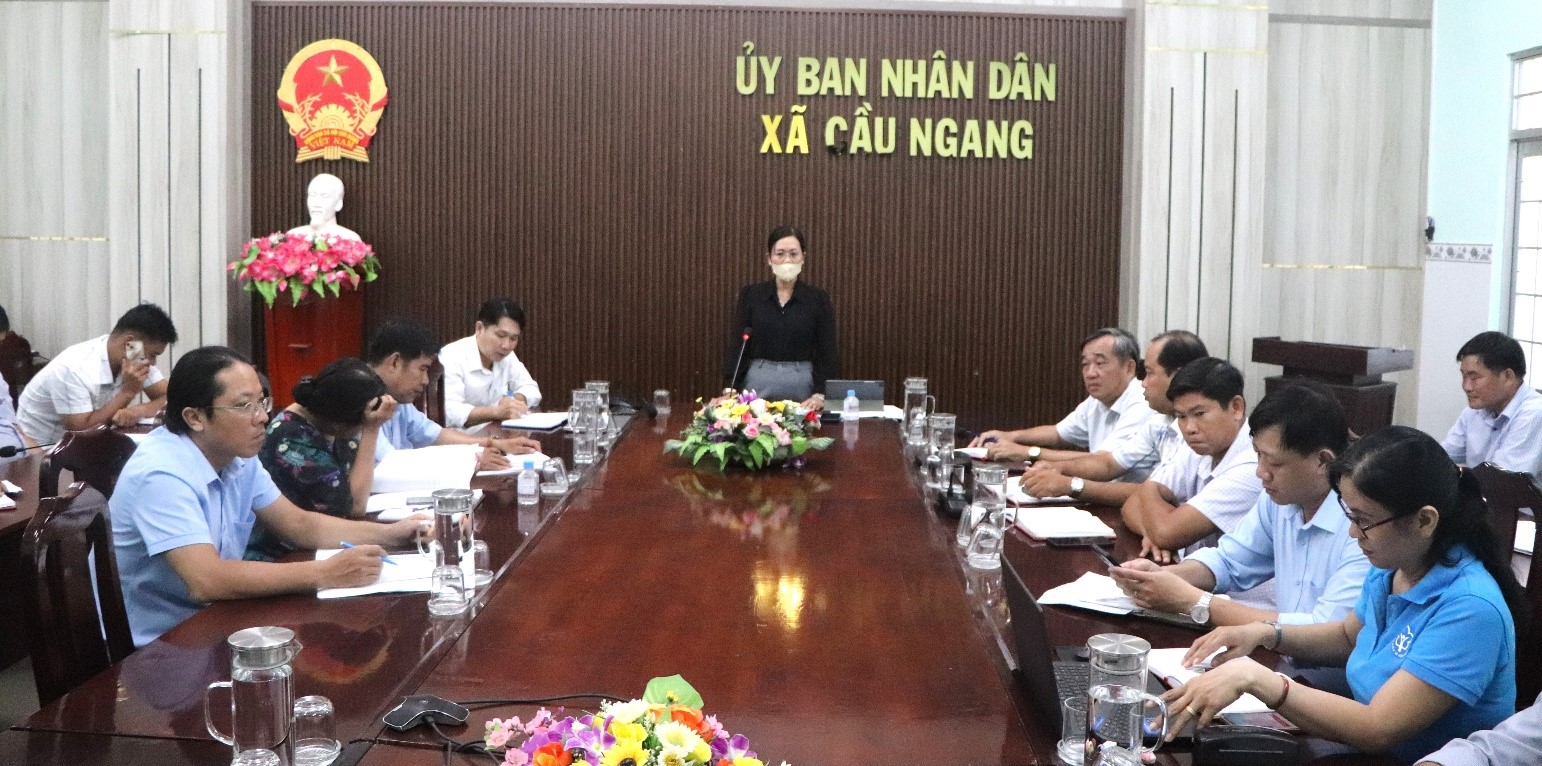 Xã Cầu Ngang xây dựng kế hoạch công tác tháng 9/2026