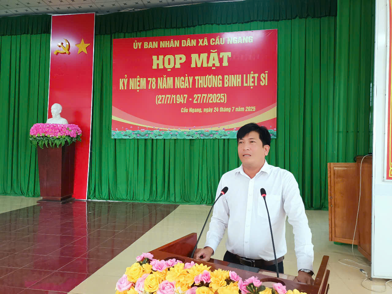 Cầu Ngang: Tổ chức họp mặt kỷ niệm 78 năm ngày Thương binh - Liệt sĩ (27/7/1947 - 27/7/2025). 