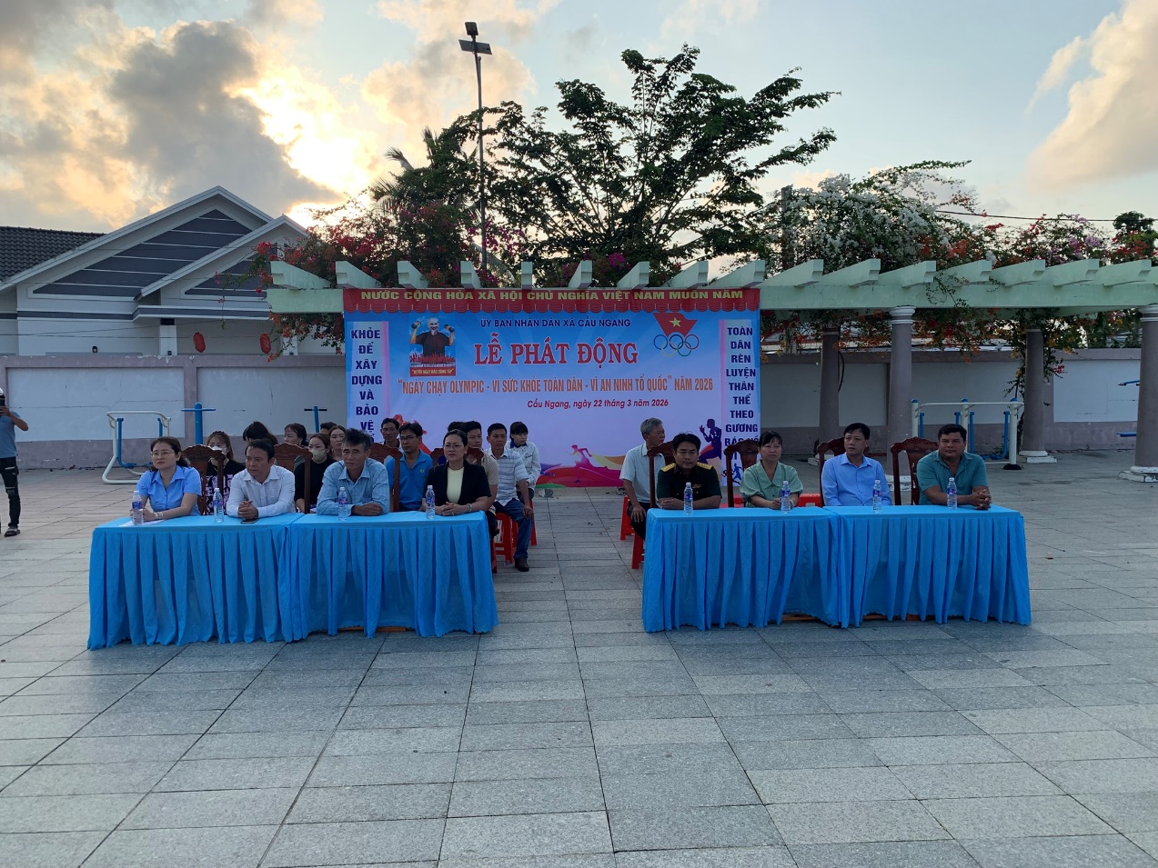Cầu Ngang tổ chức Lễ Phát động Ngày chạy Olympic - vì sức khỏe toàn dân - vì an ninh Tổ quốc năm 2026 trên địa bàn xã

