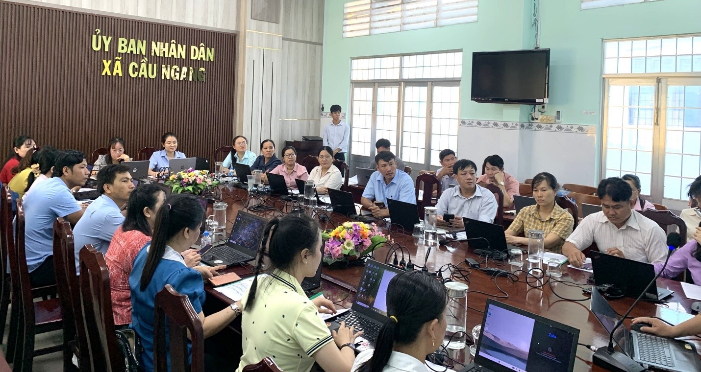 Xã Cầu Ngang tổ chức Hội nghị tập huấn về “Đảm bảo an toàn thông tin mạng” tại xã năm 2026