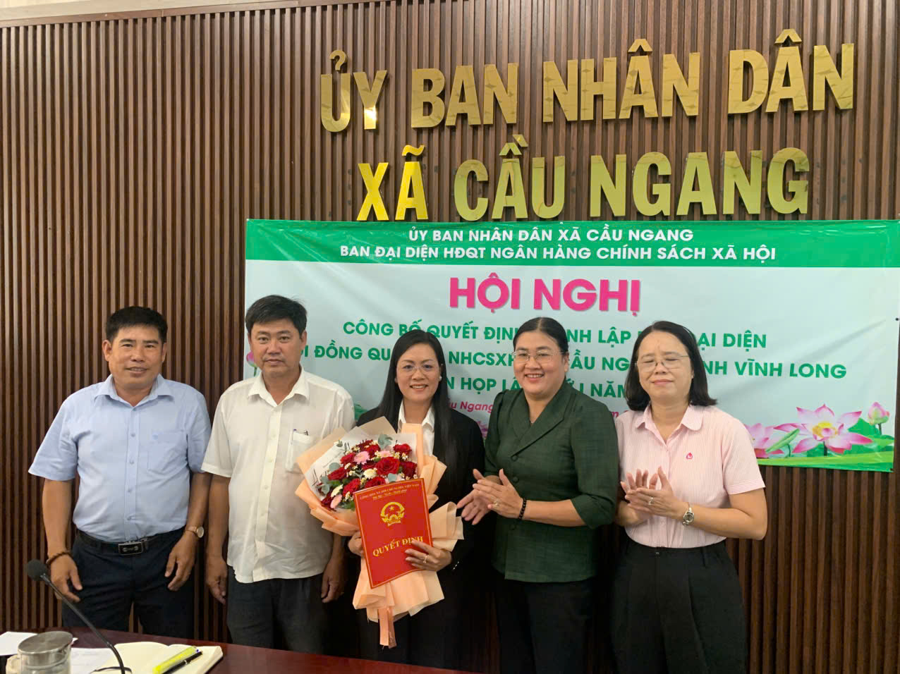 Xã Cầu NgangThành lập Ban đại diện Hội đồng quản trị Ngân hàng Chính sách xã hội